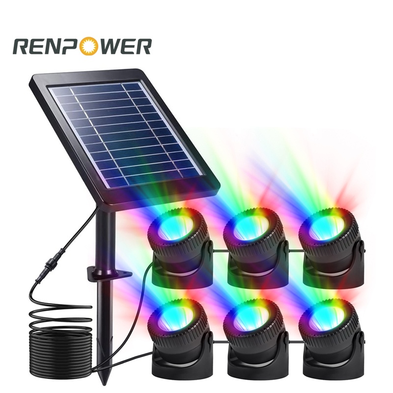Lampu LED solar IC68 Lampu Berita Bunder banyu ing njaba lampu dekorasi taman