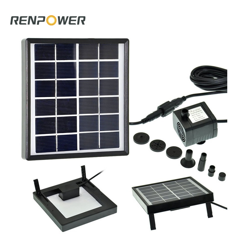 Miniatur Pump Founture 1.5w DC Fountain Pump panelus solar miniatur Plumbing